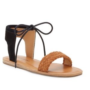 Lucky brand Adannta Flat Sandal with ankle tie